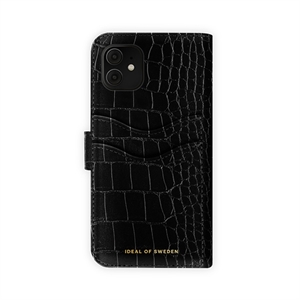 iDeal Of Sweden - Magnet Wallet+ Black Croco - iPhone 11/XR